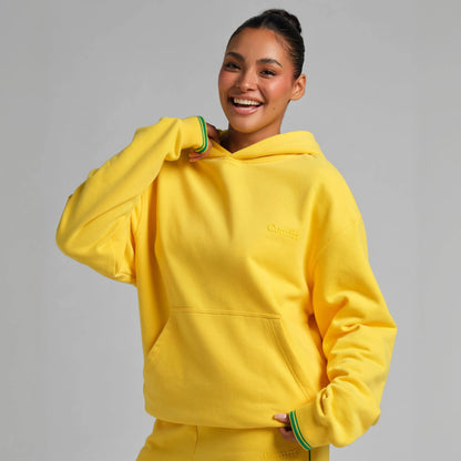 Comfrt | Laid Back Halo Lightweight Hoodie | Sporty Oversized Fit Fleece Summer Pullover Hoodie